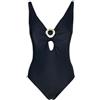 OLIVIA GOLD OM/798 costume intero donna anello avorio Made in Italy