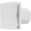 Airflow QT100B Extractor Baño Básico, 100 mm, Fabricado en Alemania, 2 Velocidades, 25 dB(A), 5/9 W, Hasta 25 l/s, Certificado QuietMark, Garantía 3 Años
