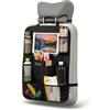 BillyBath Organizzatore Sedile Auto Bambini con Porta Tablet 10, Protezione Sedile Auto Posteriore in Tessuto Oxford 600D Impermeabile, Accessori Auto Interno con 10 Tasche portaoggetti per Viagg (1 Pezzo)