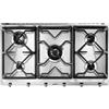 Smeg SRV596GH5 Estetica Contemporanea Piano Cottura a Gas 5 Fuochi Griglie in Gh