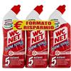WC NET IGIENE TOTALE Gel Disinfettante per sanitari 5 Azioni - 700mL x 3pz