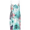 Pianurastudio Vestito da donna, PianuraStudio, colore verde, fantasia astratta, tg. 42 IT