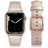 Cinturino in Pelle Compatibile Con Apple Watch 38 Mm 40 Mm 41 Mm Cinturino Di Ri