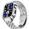 Custodia in Acciaio Inossidabile Con Cinturino Compatibile per Apple Watch 40 Mm