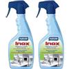 Nuncas Inox Detergente Lucidante - 500ml (Confezione da 2)