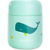 Miniland - Thermos Bebè per Alimenti 280ml in Acciaio Inox, Mantiene la Temperatura per oltre 24h, Chiusura Ermetica e Isolamento a Doppia Parete (Whaley)