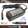 ALIMENTATORE PER MICROSOFT Surface 10.6 Windows 8 RT Tablet 43W Pro 2
