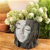 Vaso Faccia Corteccia Rustico Vaso Corteccia Naturale per Giardino, Davanzale