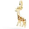 DoDo Ciondolo Dodo Giraffa Oro Giallo DMC6018-GIRAF-GI09G Charm Nuova Smalto