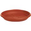 stefanplast Sottovaso Stefanplast in plastica forma tonda diametro 22 cm colore terracotta