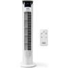 Black & Decker BLACK+DECKER BXEFT48E Ventilatore a Torre Digitale Oscillante e Silenzioso, con