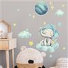 Adesivi Murali Luminoso Rimovibile Sticker Fluorescenti Stelle Luna