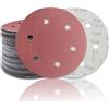 20 Dischi Abrasivi Circolari Da 225 Mm 6 Fori Gr. 150 per Levigatrice Giraffa