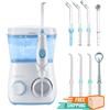 TUREWELL Idropulsore Dentale,Turewell Irrigatore Orale Getto Acqua Denti Da Capacità 600M