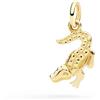 DoDo Ciondolo Dodo Coccodrillo Oro Giallo DMC6017-CROCC-0009G Charm Nuova