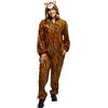 Boland - Costume da tigre da donna e da uomo | Tuta con cappuccio, cerniera, costume in peluche, Carnevale e feste a tema, gatto selvatico, safari