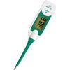 PRECITECH - Termometro rettale grande schermo - Memoria dell'ultima presa - Diagnosi visiva in 3 colori - Adulti e bambini - Punta flessibile - Colore casuale