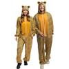 Boland - Costume da leopardo, da animale, tuta in peluche, da leopardo, di Carnevale da gatto selvatico per feste a tema