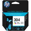 HP Cartuccia HP 304 Colore Originale Deskjet 2620- 2630-3720-3730ENVY 5010-5020