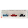 Busch Set Di 3 Auto Coperti Di Neve Veicolo OO/HO Gauge Busch 89010