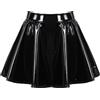 Not specified Minigonna Fashion Forward Donna Nero/Rosa/Rosso Pelle Patinata Lucida Danza