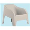 TOOMAX PLASTMECCANICA POLTRONA IN RESINA PETRA Z185 - 79x76x80h