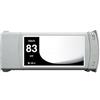 N/A CARTUCCIA HP 83 NERA C4940A RIGENERATA PER HP Designjet 5000 5500 5000PS 5500PS