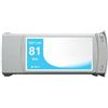 N/A CARTUCCIA HP 81 LIGHT CIANO C4934A RIGENERATA PER HP Designjet 5000 5500 5000PS