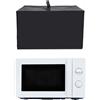 Copripolvere Forno Microonde 420D Tessuto Oxford Impermeabile 50x40x32 cm Nero