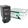 Lexmark 75B20C0 Cartuccia Toner ORIGINALE Return Program Ciano 10000 pagine per CS/CX 727, CS728