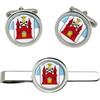 Giftshop UK Riga (Lettonia) Gemelli E Fermacravatta Set