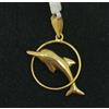 FMF Pendente Oro 18K 750 Mls. Delfino Con Aro. 21,6 Mm