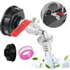 Lrocotanc Valvola a sfera 1000L ibc connettore accessori S60X6 valvola a sfera 3/4 pollice