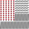 180PCS Kit Irrigazione a Goccia, 60 Gocciolatore Irrigazione Regolabile + 60 Con