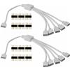CESFONJER LED 4 pin Connettore Cavo Splitter, 1 to 5 Sdoppiatore Connettore per