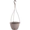 Prosperplast Vaso Rotondo sospeso 4,8 l Splofy Round WS in plastica Color Moca, Ø27 x 16,6 cm