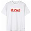 LEVI'S T-Shirt Relaxed Uomo XS Cotone Logo Girocollo Manica Corta Bianco