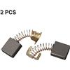 Set di 2 Spazzole in Carbonio Lunga Duratura per Motori Elettrici 18mmx17x7mm