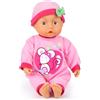 Bayer Design 92866AA - Bambola parlante interattiva First Words Baby, 28 cm