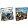 Asmodee - Ticket to Ride Europa, Gioco da Tavolo Avventura Ferroviaria, Edizione in Italiano + Ticket to Ride Iberia + South Korea, Espansione Gioco da Tavolo, Edizione in Italiano
