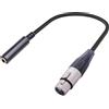 No 1 Pezzo XLR A 1/4 3 Pin Femmina XLR A 1/4 di Pollice Connettore Z4E6