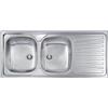 AMBRA WATER Lavello Cucina da Incasso CM.116 x 50 Vasca Sinistra Profondità HID