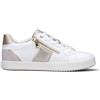 Geox Sneakers Donna Bianco Pelle Naturale, Pu D366HE-05422-C1352-C1352-A081516
