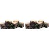 No 2X Miniature Fairy Garden Tree Stump Bridge Ornament Casa Delle Bambole Vas6917