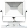 Electraline 63500 Proiettore Faretto Slim da Esterno, IP65 a LED con Staffa, 10W, Bianco, proiettore faretto slim da esterno ip65 a led con staffa 10w bianco