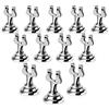 New Star Foodservice New Star 23428 Specchio Cromato Table Menu Card Holder, 3,8 cm, Confezione da 12