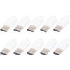 No 10 Pezzi Tipo C Usb3.1 3A Connettori USB A Ricarica Rapida Jack Cod6984