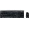 Nilox tastiera wireless e mouse ottico neri con layout italiano