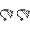 No 2X Adattatore Ventola di Raffreddamento, 15 Pin A 4 x 3 Pin / 4 Pin P5905
