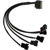 No 2X Adattatore Da 15 Pin Un 5 Ventole Adattatore Da Un 3 Pin / 42831